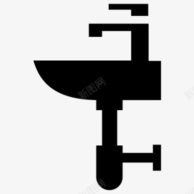 洗脸盆浴室水槽盥洗盆图标图标