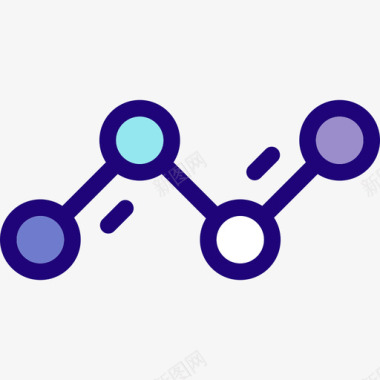 折线图搜索引擎优化元素线性颜色图标图标