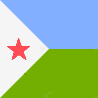 广场吉布提国际旗帜4广场图标图标