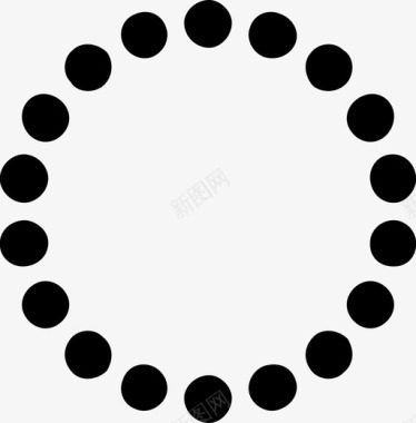 装载圆形圆点图标图标