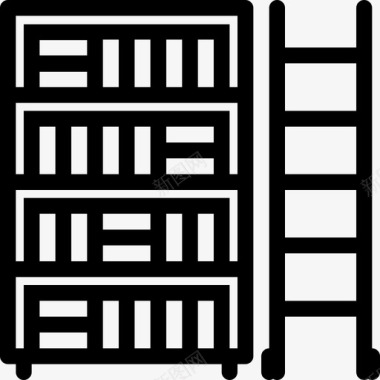 童年背景设计素材图书馆学校和童年直系图标图标