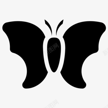 蝴蝶花园昆虫飞蛾图标图标