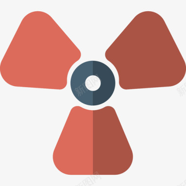 科学研究地辐射科学研究5平坦图标图标