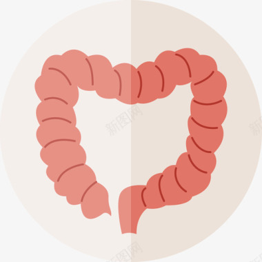 肠道医学人体图标图标