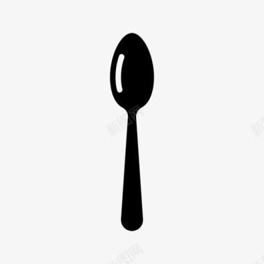 勺子餐具美味图标图标