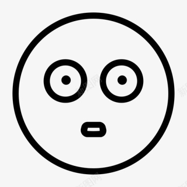 QQ表情图片害怕情绪表情图标图标