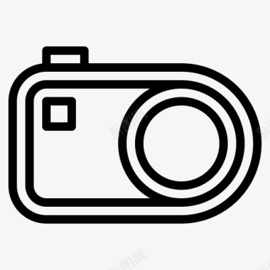 小型照相机数码相机照片图标图标