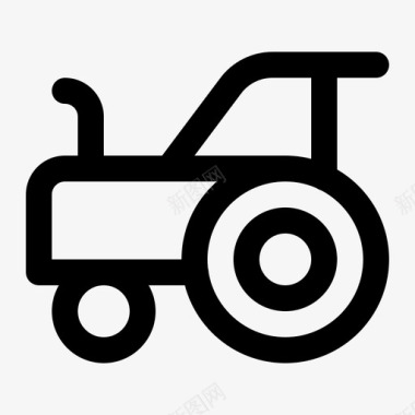 拖拉机农用车扭矩图标图标