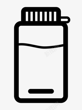 蛋白水瓶饮用瓶蛋白罐图标图标