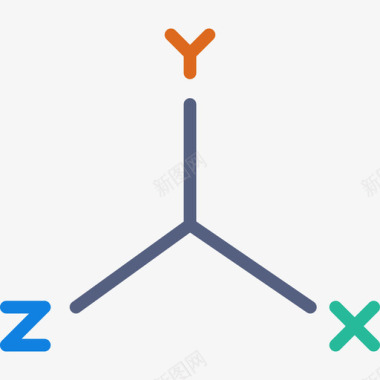 坐标图标坐标师设置平面图标图标