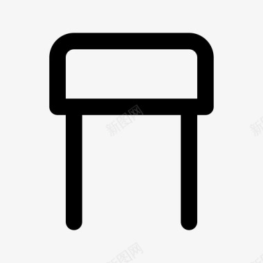 小凳子凳子家具家用图标图标