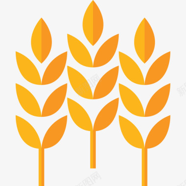 小麦食品农副产品图标图标