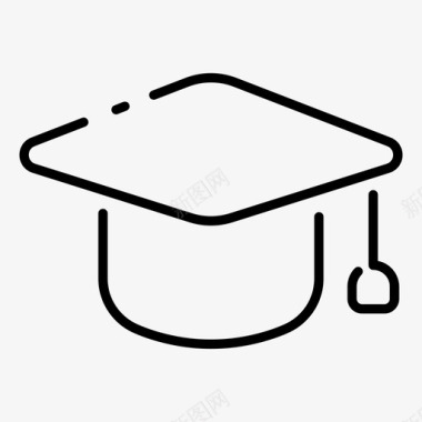 毕业帽学位学历图标图标