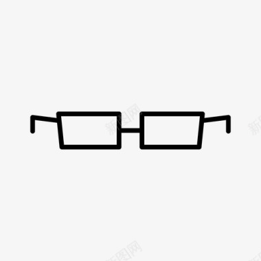 眼镜时尚微光图标图标