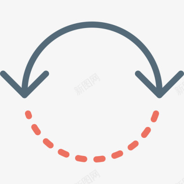 回路箭头集合3扁平图标图标
