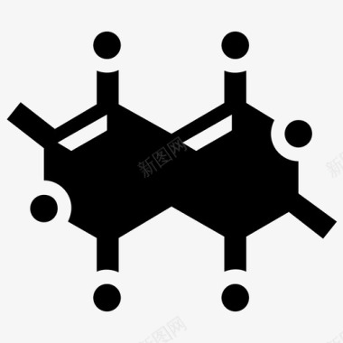 分子结构原子电子图标图标