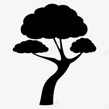 树干树庄稼植物图标图标