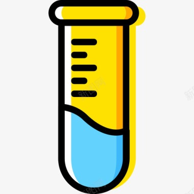 试管科学9号黄色图标图标