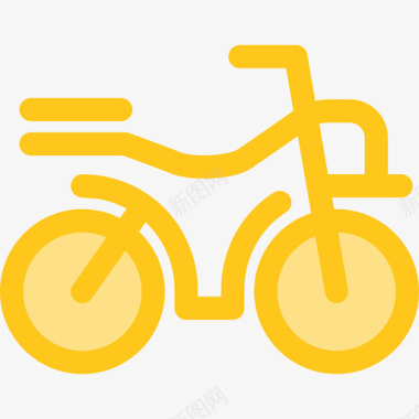 摩托车运输19黄色图标图标