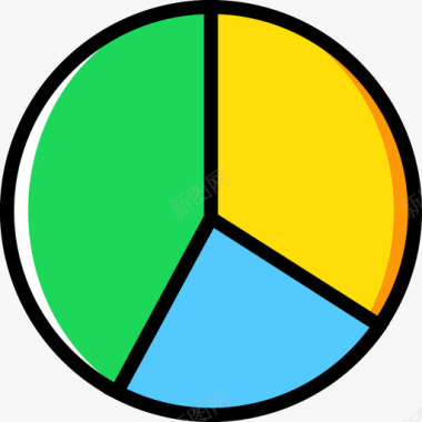 搜索引擎优化饼图搜索引擎优化和分析2黄色图标图标