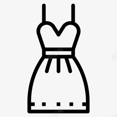 婚纱漂亮时尚图标图标