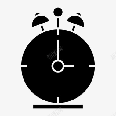起床时间闹钟时间管理起床图标图标
