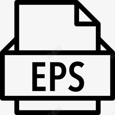 Eps文件格式线性图标图标