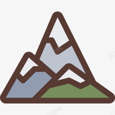 山旅游图标2颜色图标