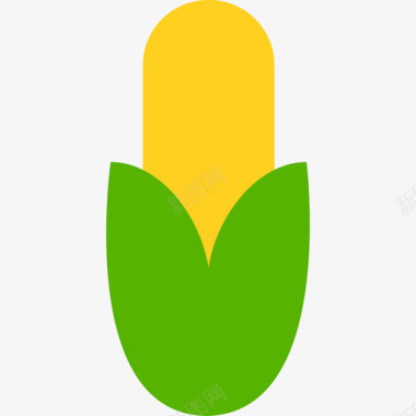 玉米食物水果和蔬菜图标图标