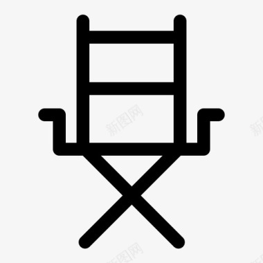 椅子房地产图标图标