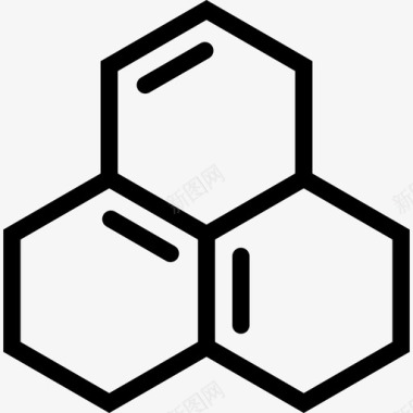 空间背景电商化学空间与科学线性图标图标