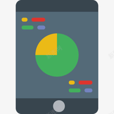 满意度分析智能手机搜索引擎优化和分析平面图标图标