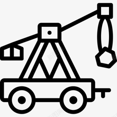 图标2语音投石机中世纪2直线型图标图标