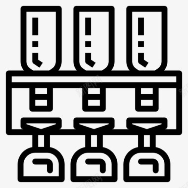 深色葡萄葡萄酒酒吧饮料图标图标