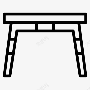 家具空间分类桌子家具室内图标图标