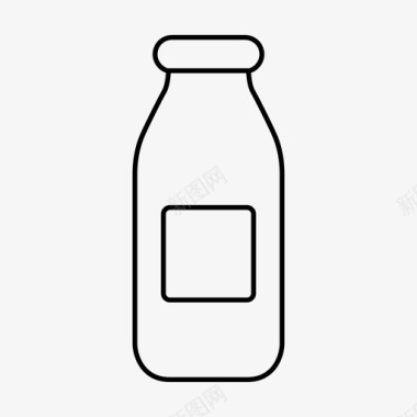 采购产品牛奶乳制品奶瓶图标图标