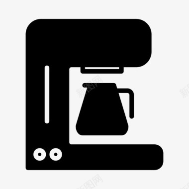咖啡机咖啡豆休息图标图标