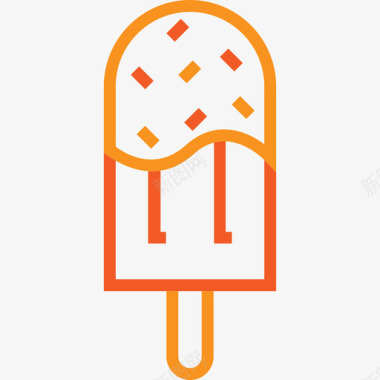 冰淇淋食物夏日元素图标图标
