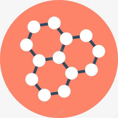 红色细胞细胞现代教育循环图标图标