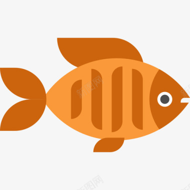鱼类动物海洋生物收藏图标图标