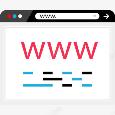 Web编程浏览器web开发平面图标图标
