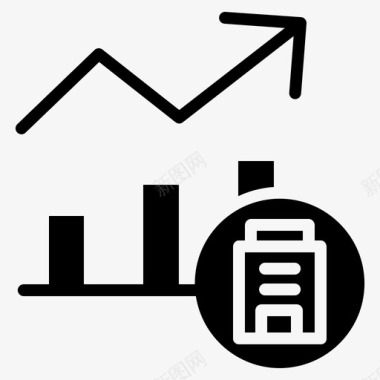 开业公司图表分析建筑图标图标