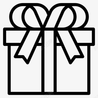 礼盒爱情礼物图标图标