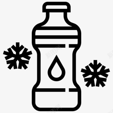 瓶装水饮料果汁图标图标
