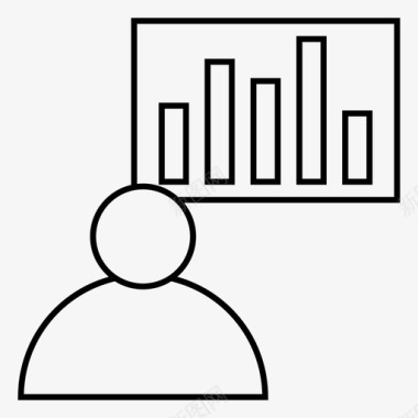 分析矢量图图表分析展示图标图标