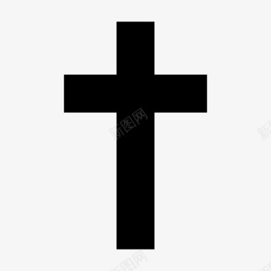 十字架标志十字架死亡神圣图标图标