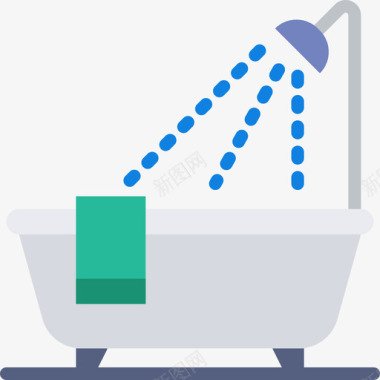 浴缸家用汇编平板图标图标