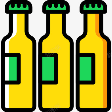啤酒浪漫生活3黄色图标图标