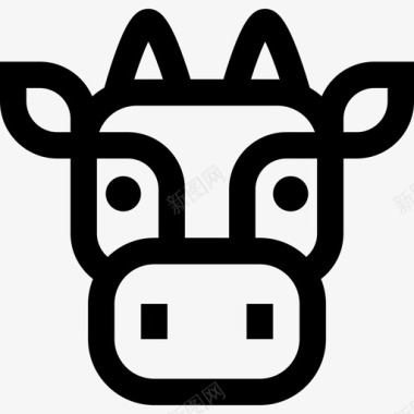 动物牛动物17直系图标图标