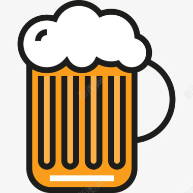 品脱啤酒啤酒节2原色图标图标